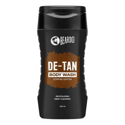 De-Tan Body Wash for Men 200ml Pack of 1 | Coffee & Aloe Extracts | Refreshing Daily Shower Gel