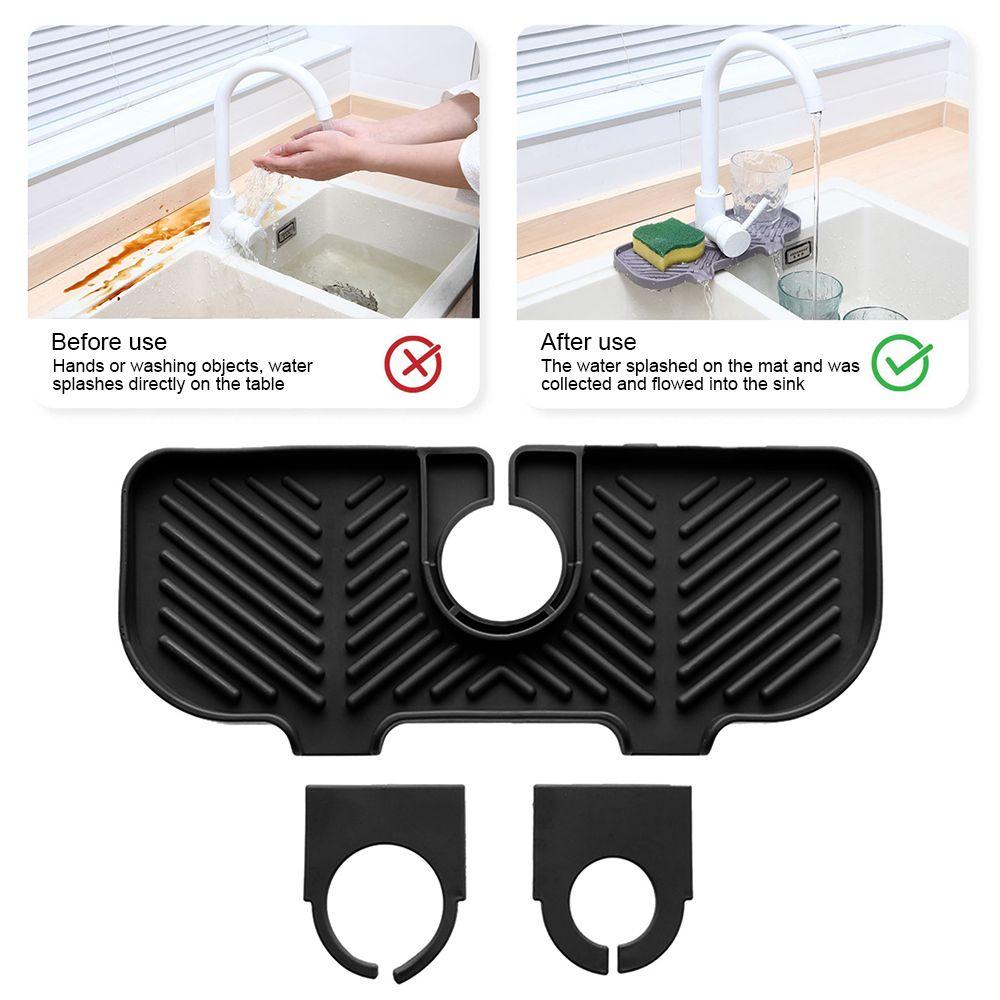 Countertop Protector Faucet Absorbent Mat Sink Splash Guard Faucet Absorbent Pad Drip Catcher Mat