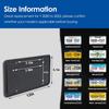 Rear License Plate for OE 1096844 00 B License Plate Frames Replacement Sturdy PP and EPDM Material, Car License Plate Holder Mounting Bracket for