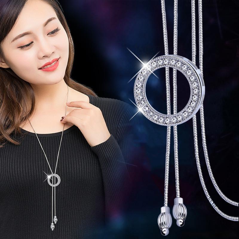 Beautifully Korean Crafted Geometric Necklace For Women Ideal For Fall And Winter