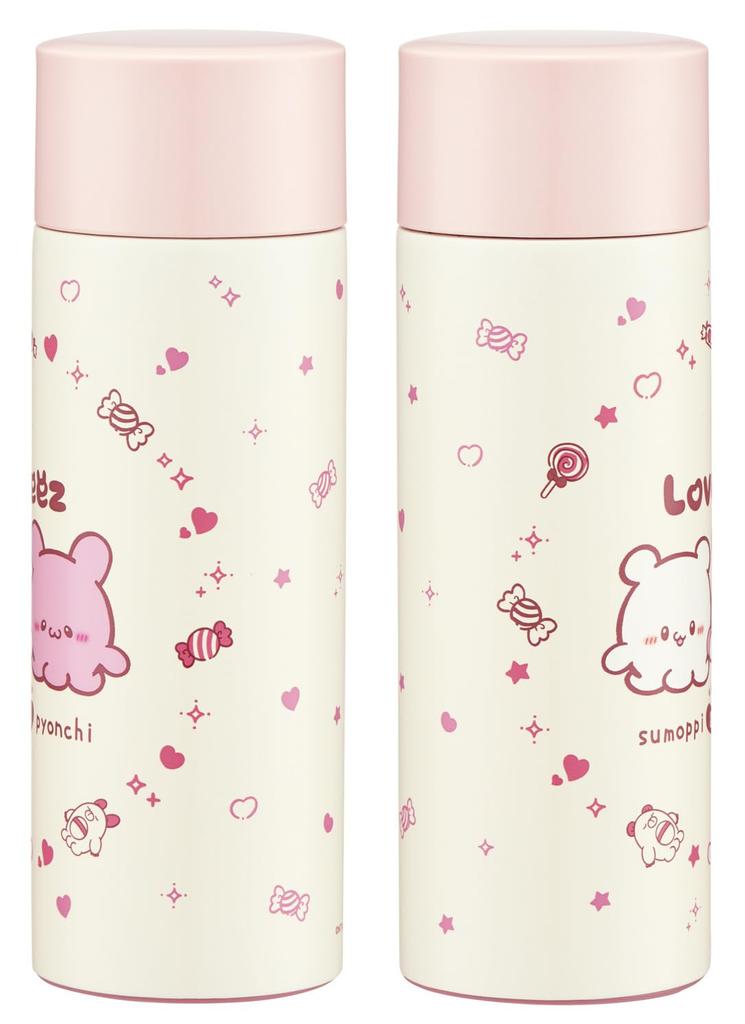 Skater Stainless Steel Vacuum Love Ease SMBC4B-A Mug, 350ml, Hot/Cold Insulated, Insulated,