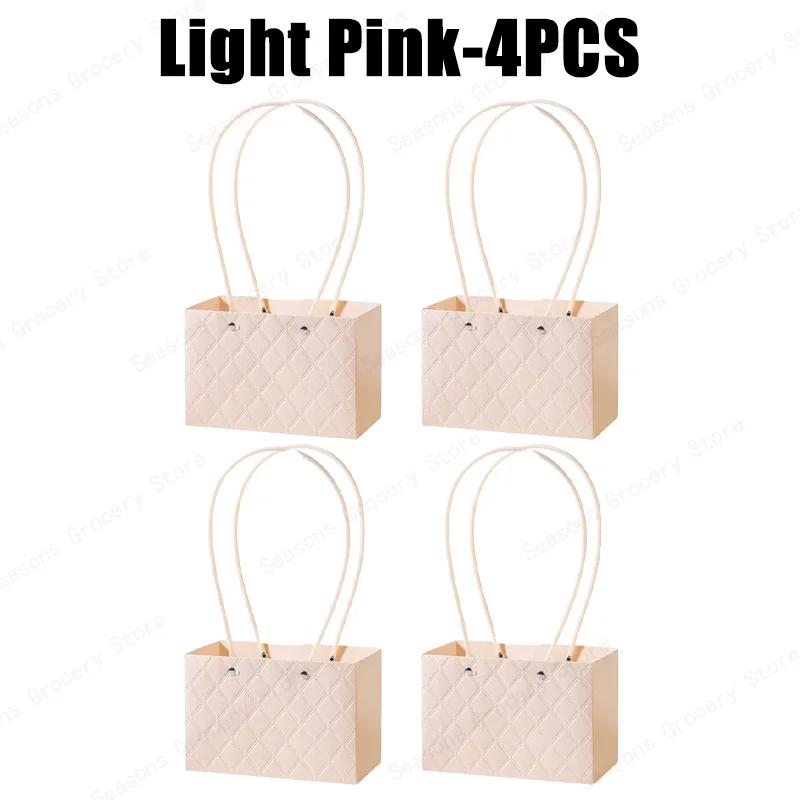 2026 New Reusable Waterproof Flower Tote Bag Eco Friendly Wedding Party Favors Gift Box Portable Bouquet Packaging Decorations