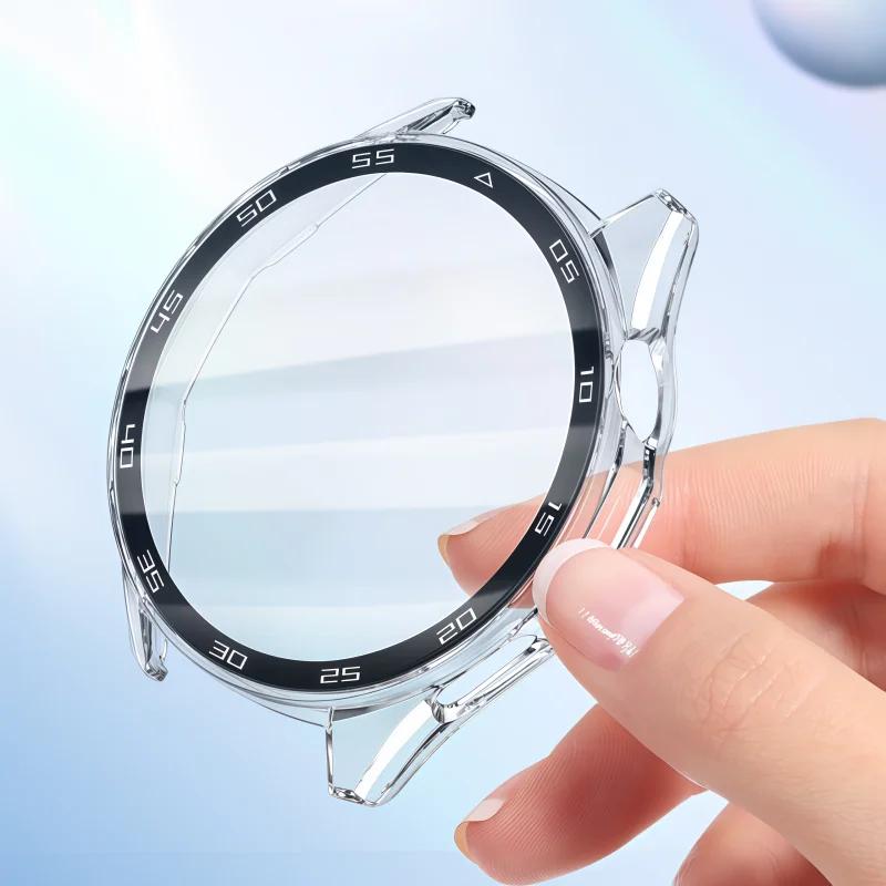 PC Case+Tempered Glass Film For Huawei Watch GT6 Pro 46mm Screen Glass Protective Shell for Huawei Watch GT6 41/46mm Accessories
