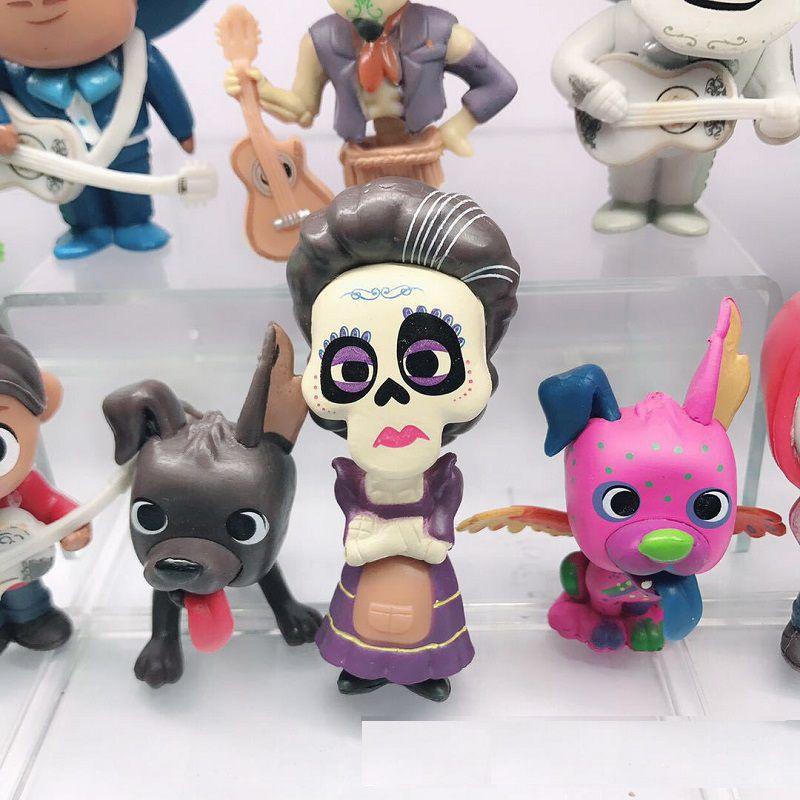 Exquisite Coco Movie Miguel Hector Dante Imelda Pepita Action Figure Toys Set