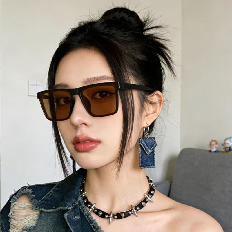New Men's Square Sunglasses Anti-UV Fashion Brand Designer Vintage Sun Glasses Women Men Outdoor Fishing Driving Eyeglass UV400
