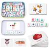 Wooden Magnetic Letters and Numbers Toys Kids Fridge Magnets ABC Alphabet Word Flash Cards Spelling Counting Game
