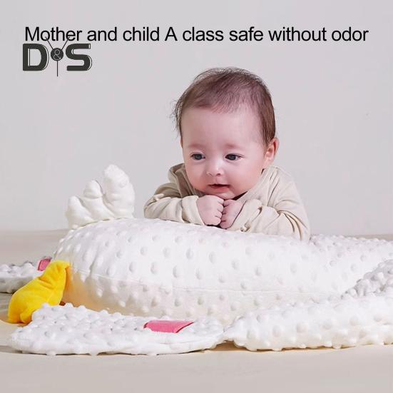 Baby-Patter-Kissen mit Fernbedienung und Heizfunktion, Gänseform, Einschlafhilfe für Babys, lindert Emotionen und Ängste, Arm-Wrapped-Unterstützung, beruhigend für Babys