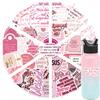 10/30/50pcs Pink Bible Jesus Phrase Stickers Aesthetic Graffiti Decal DIY Notebook Scrapbook Christians Religion Cartoon Sticker