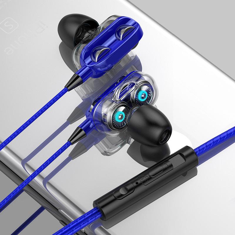 

Проводная гарнитура Наушники 3,5 мм Hi-Fi Стерео Шумоподавляющие Вкладыши Спортивные Наушники с Микрофоном Для iPhone Xiaomi Huawei Samsung синий