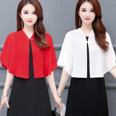 Large Summer Short Shawl Skirt Set - Breathable Chiffon Cardigan, Versatile Vest, Sun Protection Outerwear
