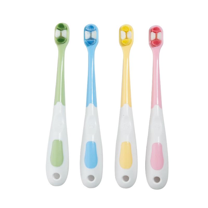 Ultra-fine Soft Bristles Toothbrush Children Kids 360°Clean Tooth Teeth Gum Care Cute Cartoon Handle Newborn Oral Healthy Baby