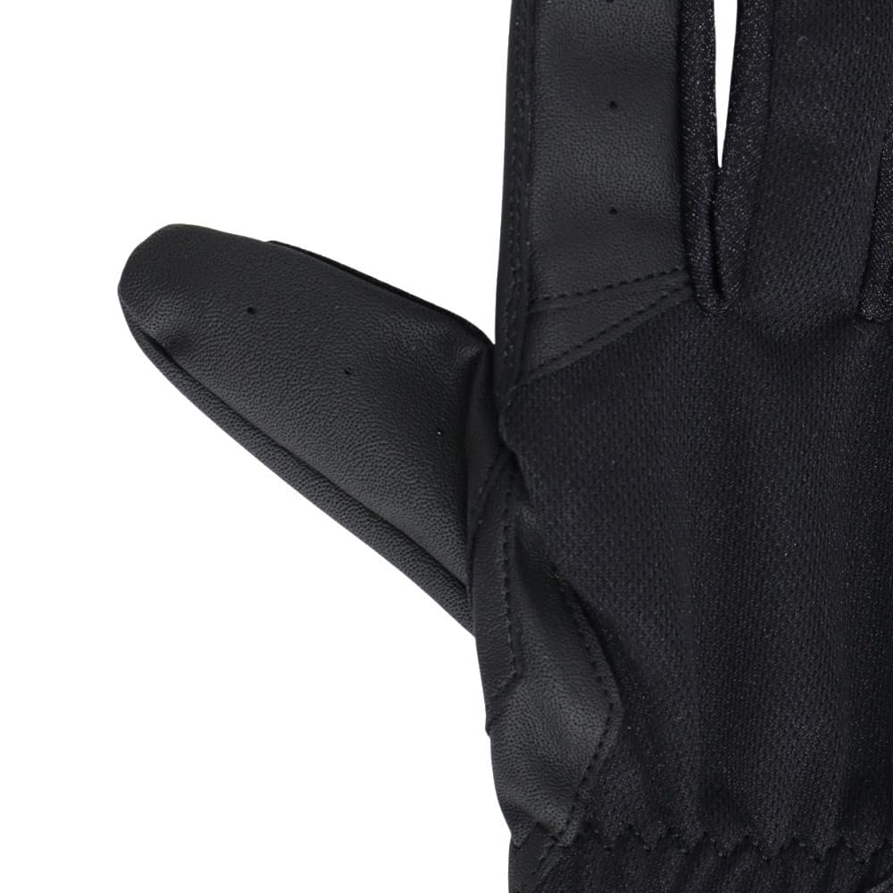 Mizuno High School Baseball Rules JL Black X Black Baseball/Softball Gloves, Junior, Right-Handed, Compliant, 1EJEY321, Size,