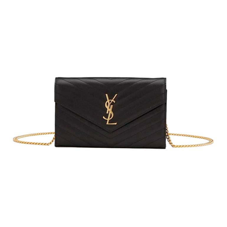 Saint Laurent vidēja izmēra matelassé ādas