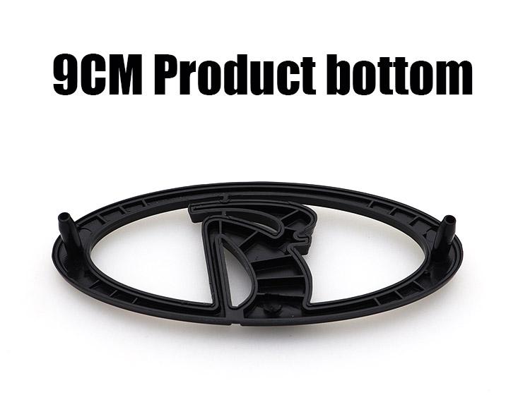 1pcs 3D 12cm 9cm 6cmm ABS Car Front Rear logo sticker steer wheel emblem door trunk sticker car rear Emblem sticker Accessories