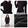 MJ STYLE Women's Half-Zip Mock Neck Athletic Base Layer