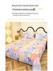 Long-Staple Cotton Brushed Bed Sheet - Solid Color, Thickened, Multiple Sizes (1.2/1.5/1.8m) for Dormitory Single Beds.