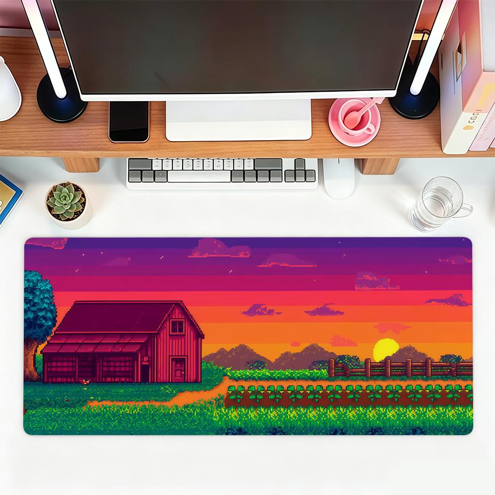 Stardew Valley Hra Kuře Podložka pod myš Pro Kancelář Hraní Her A Klávesnice Protiskluzová Velká Vodotěsná