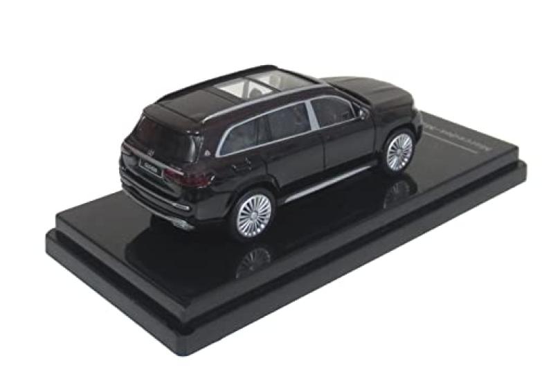 PARAGON scale GLS 600 in Obsidian Light Red 1/64 Mercedes-Maybach Black/Ruby (RHD)