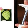 Chinese Style Flower Mooncakes Stamp Tool Green Bean Pastries Stamp Innovative Pastries Mold for Cultural Celebrations