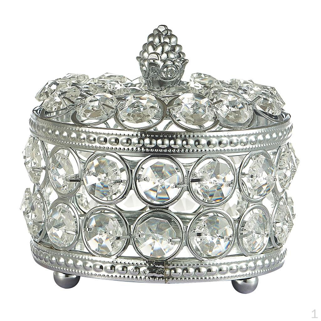 Коробка Макияж Украшения Косметика Ногти Серебряный Хранение 10x10cm