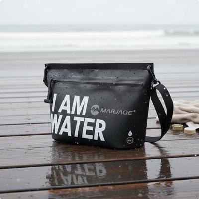 Submersible Dry Bag PVC Material Water Sports Shoulder Lightweight Airtight Zipper Pouch for