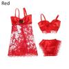 1Set Doll Clothes Sexy Doll Pajamas Lace Lingerie Bra + Underwear + Night Dress Nightwear Bikini Clothes 1/6 Dolls Accessories