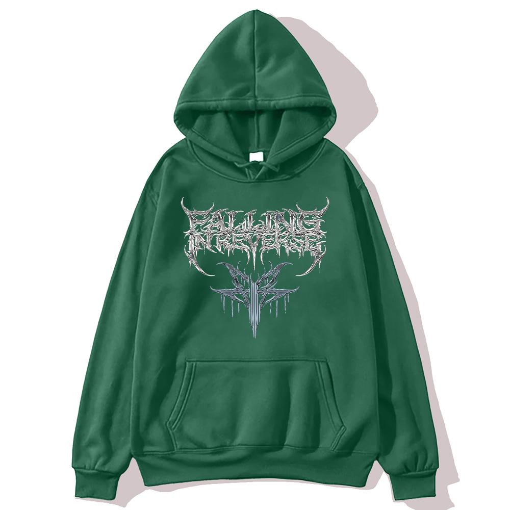 

Falling in Reverse Hoodies Vintage Vintage Hip Hop Versatile Sweatshirts Music Fashion Aesthetic Pullovers Unisex 3XL