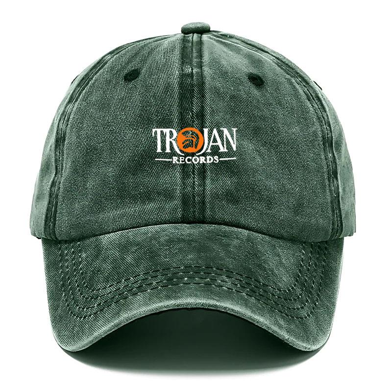 

Trojan Warrior Vintage Washed Cotton Baseball Cap Distressed Retro Style Adjustable Snapback Hat Unisex Casual Streetwear Cap