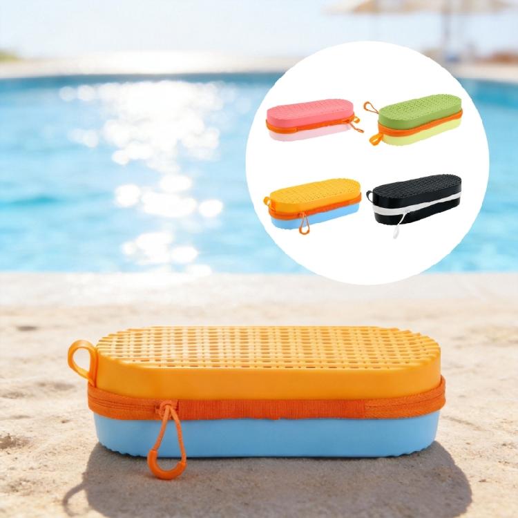 Durable Swim Accessory Holder With Reinforced Edges And Cushioned Interior For Item Security