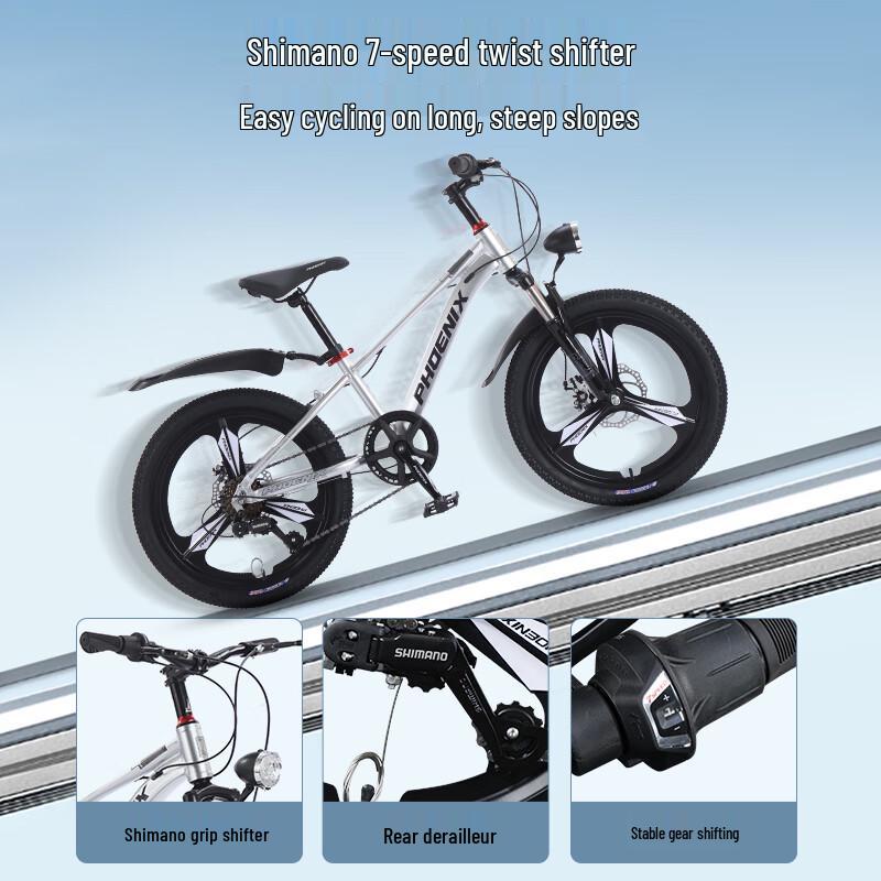 PHOENIX Youth/Kids 7-Speed Mountain Bike