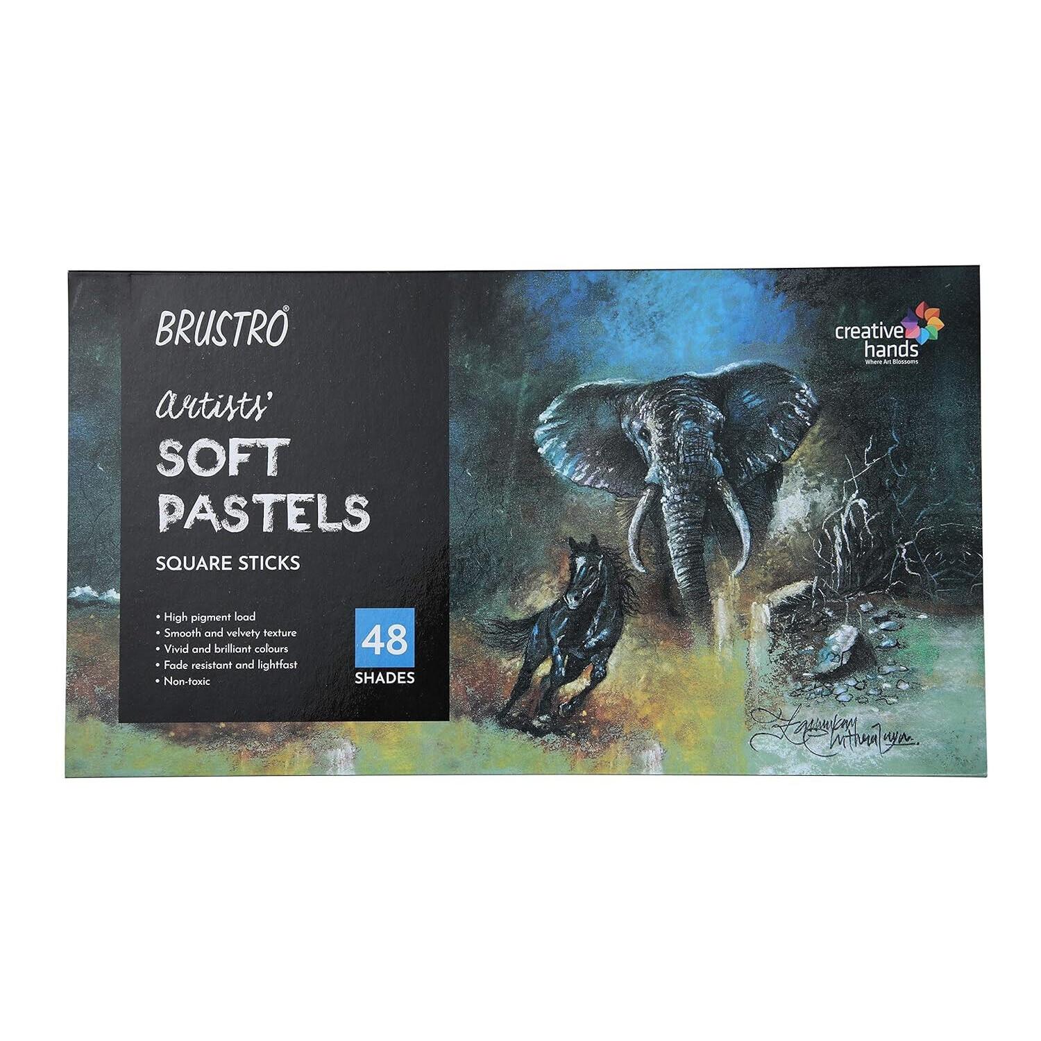 

@ BRUSTRO Artists Soft Color Set of 48 For Drawing Zr-1626-60%Off