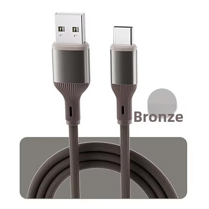 Fast Charging Data Cable USB Mobile Phone Data Cable Type-C for Car Fast Charging Data Transfer Colorful Precision Weaving