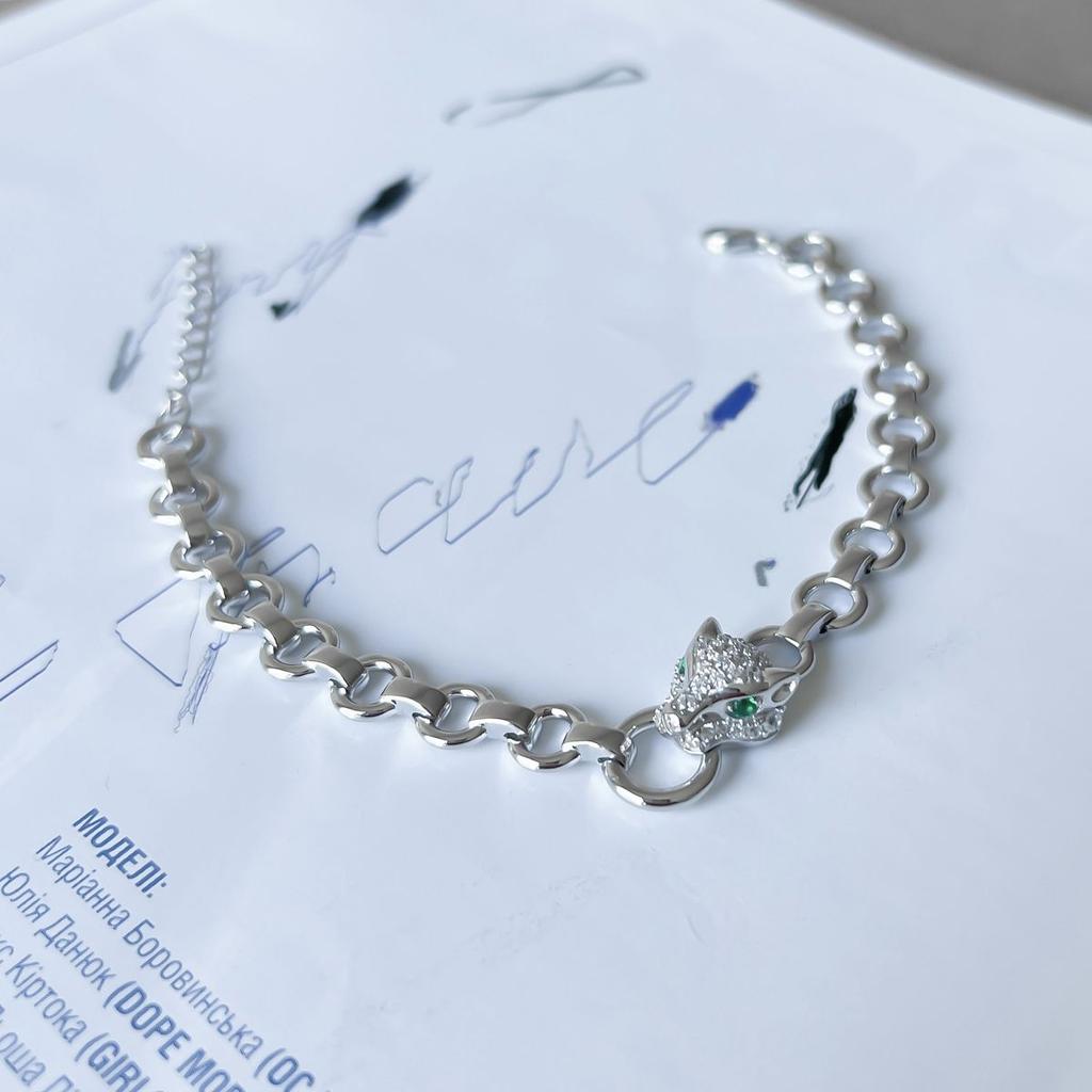 Silver Bracelet with Cubic Zirconia, Product Weight 13.21 G (60001909)