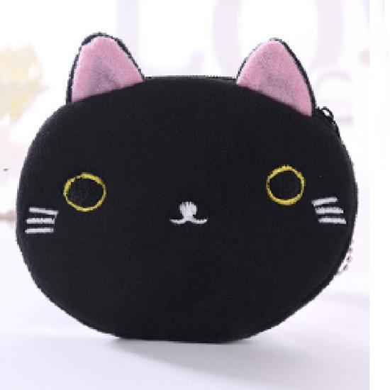 

Kawaii Cat кошелек для денег, кошелек, милый кошелек для девочек, женский кошелек с героями мультфильмов, милые дети, сменный плюшевый мешочек для монет, карманный подарок