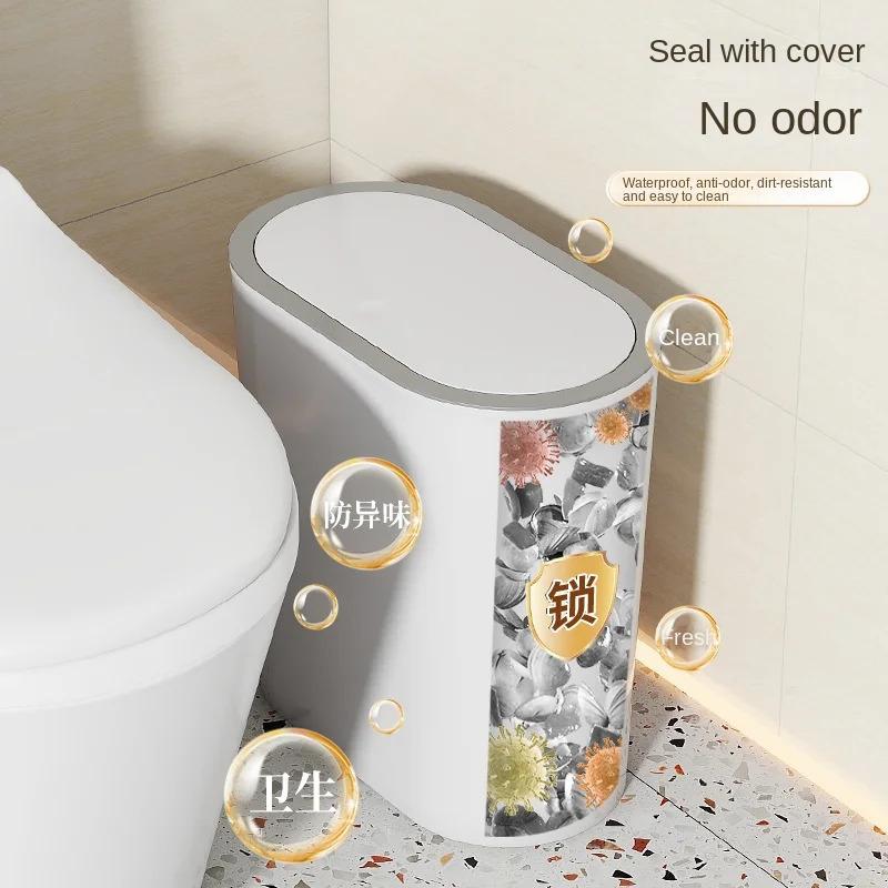 1 Haushaltsmülleimer, schlichtes Design, geeignet für den Heimgebrauch, geeignet für Küche, Schlafzimmer und Wohnzimmer