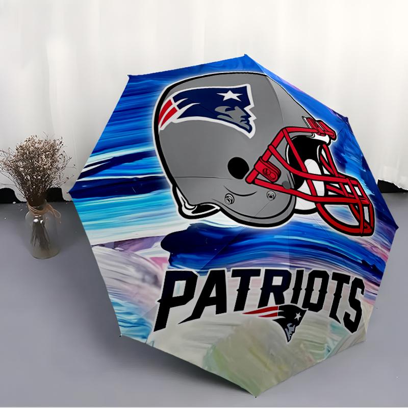 Printed Patriot Logo Folding Umbrella,Outdoor,Leisure,And Travel Umbrella,Durable Umbrella Fabric,Birthday And Holiday Gift