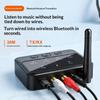 1Pcs Hi-Fi 3.5Mm Jack 2Rca Bluetooth Adapter 2 In 1 Audio Bluetooth 6.0 Receiver Transmitter For Car Speaker Pc