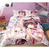 Cute Anime Cat Maid Pattern NEKOPARA Bedding Set Game Printing Duvet Cover and Pillowcase Bedroom Decorate for Otaku Teens741