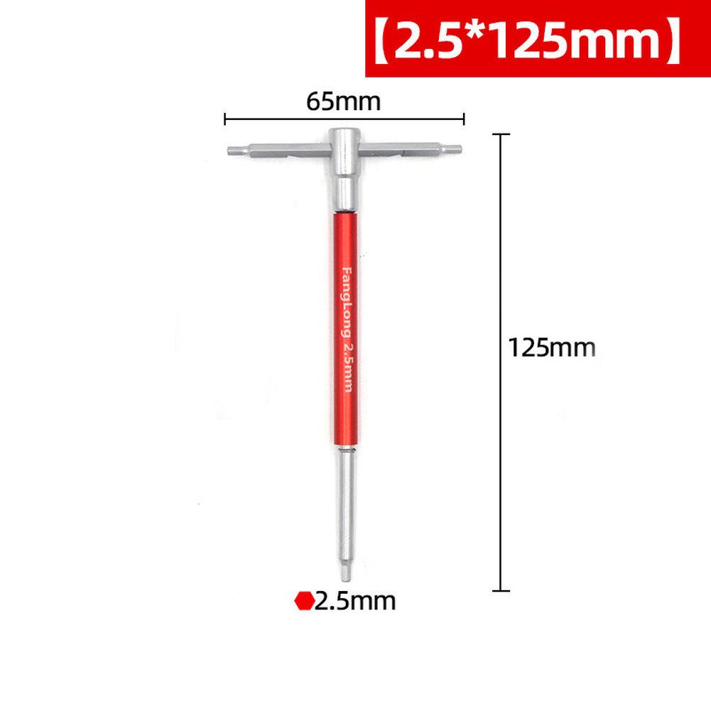 Extended T-Socket Wrench Screwdriver T Type Hex Spanner 2-10mm Chromium Vanadium Steel For Mechanical Repair Hand Tool