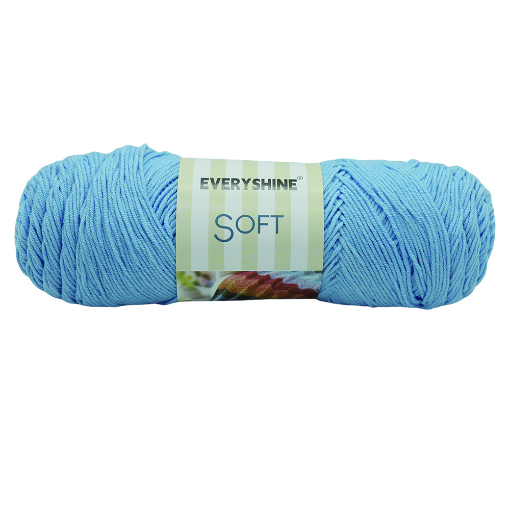 Balení 2 přadení akrylové příze (190g/6.7oz, 380m/416yd) – Vícebarevná příze střední tloušťky pro pletení a háčkování – Měkké mléčné vlákno pro amigurumi,