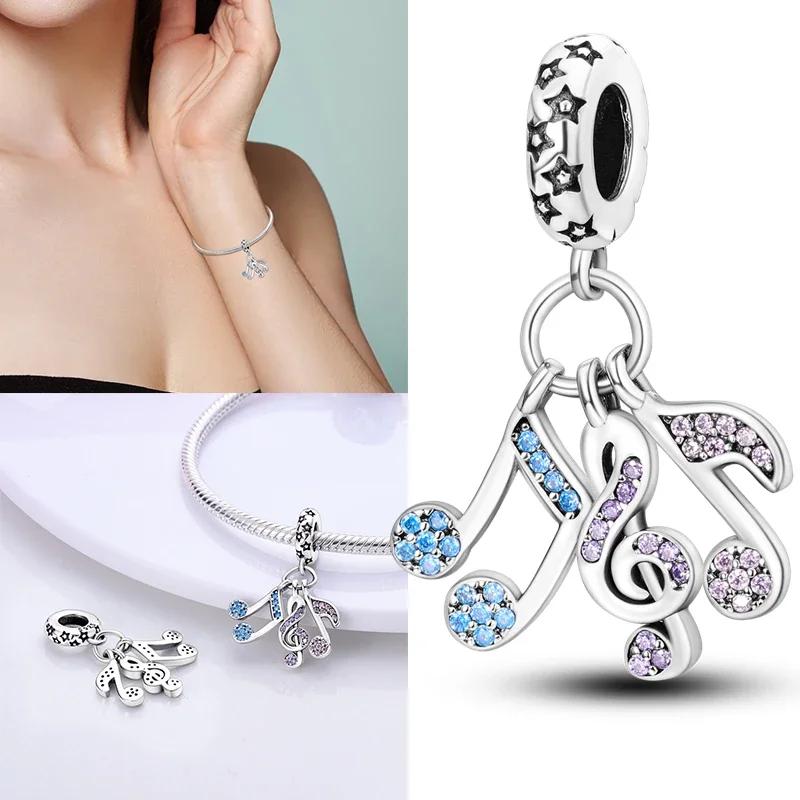 925 Silber Glühwürmchen Libelle Eule Anhänger Kleeblatt Herz Zirkon Farbperle für Original Armband Anhänger Schmuck