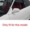 For HONDA CIVIC EK9 TYPE R 1996-2001 ABS Car Rearview Side Mirror Cover Wing Cap Exterior Door Housing Trim Adhesive Sticker