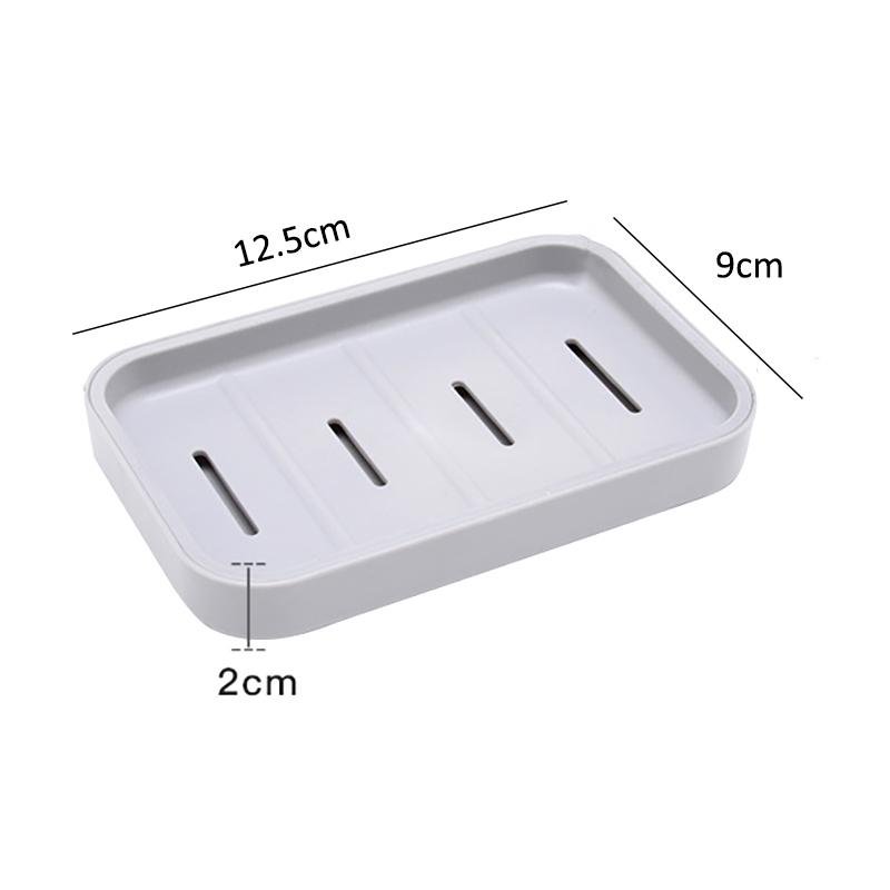 Soap Rack Soap Dish Case Bathroom Basin Draining Soap Tray Soap Holder Soap Container Sponge Storage Cup Racks
