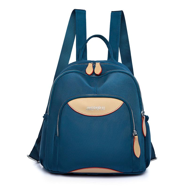 New Summer Oxford Cloth Backpack for Women Korean Version Easy To Wear Large Capacity Casual Travel Backpack Student School Bag