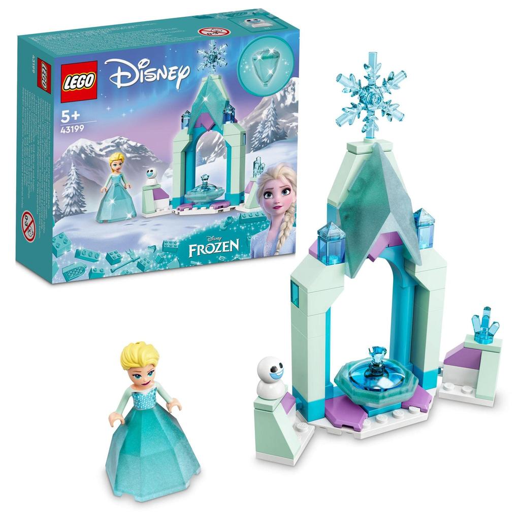 LEGO Disney Princess Elsa's Castle Courtyard 43199, Toy Blocks, Gift, Princess, Castle, Girls, Ages 5 and Up