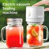 Electric Mason Jar Vacuum Sealer Kit Cordless Automatic Jar Sealer Food Storage