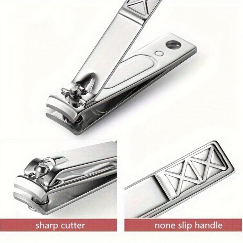 19PCS Professional Manicure & Pedicure Set Modern Style Alloy Steel Fingernail Clippers with Straight Blade Edge, Cuticle Nippers & Tools