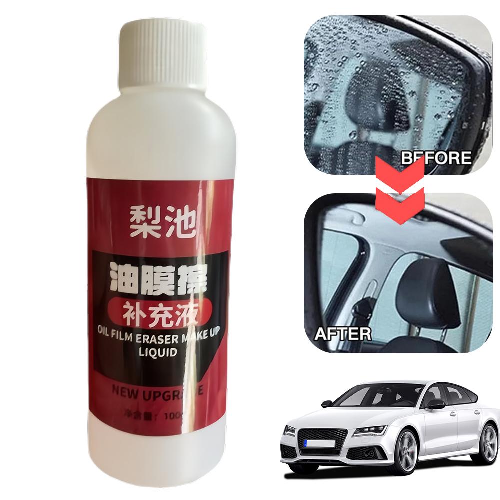 1-5PCS Glass Polishing Car Windshield Cleaner Liquid Removes Dirt Oil Film Remover Powerful Windshield Oil Film Stain Removal