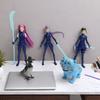 1 Set PVC Girl Group Figurine Animated Movie Inspired Hunter Girl Figurine Sculpture Home Office Desktop Decoration Ornament
