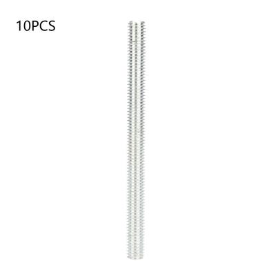 10pcs Galvanized Iron M8*100mm M8 Threaded Rod Bar for Woodworking 3045 Sliding Slot